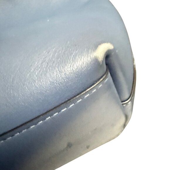 Coach Central Shopper Tote Blue Leather Bag Detachable Strap & Charm 78217 - Picture 10 of 10